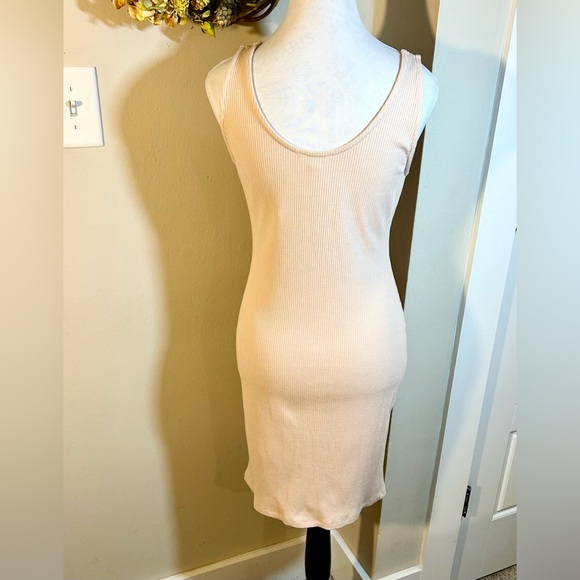 THE DROP Sierrafurtado Rose Dust Fitted Sleeveless Button Down Mini Dress NWT- M - Picture 6 of 13